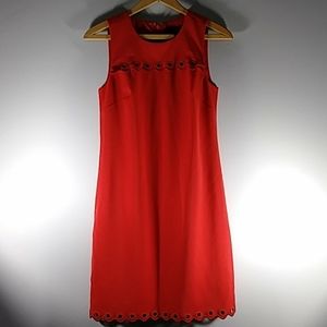 J.CREW red slvless dress  Sz 00